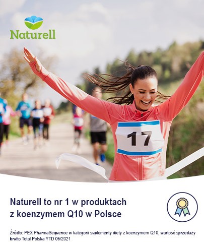 Naturell Koenzym Q10 30mg + witamina E 5mg 120 kapsułek