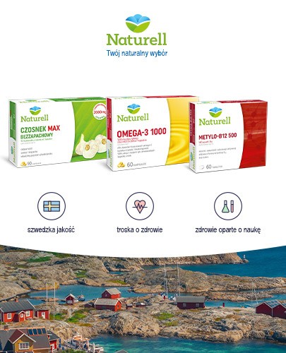 Naturell Koenzym Q10 30mg + witamina E 5mg 120 kapsułek