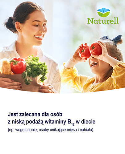 Naturell witamina B12 60 tabletek