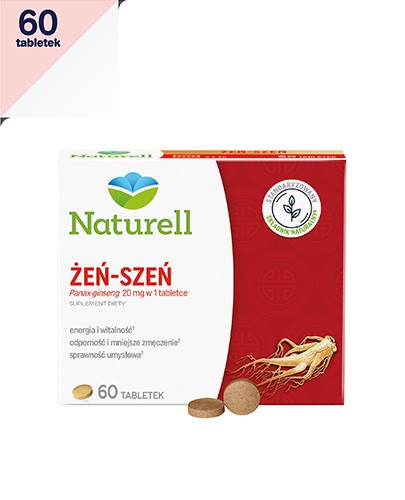 Naturell Żeń-szeń 100mg 60 tabletek