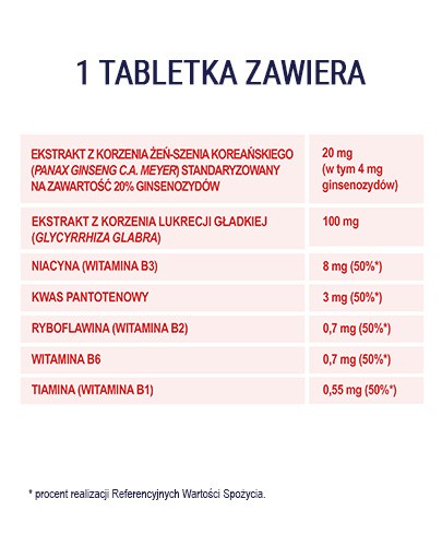 Naturell Żeń-szeń 100mg 60 tabletek