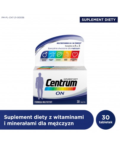 Centrum On Multiefekt witaminy i minerały dla mężczyzn 30 tabletek [UMF]