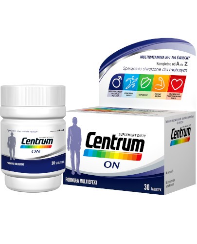 Centrum On Multiefekt witaminy i minerały dla mężczyzn 30 tabletek [UMF]