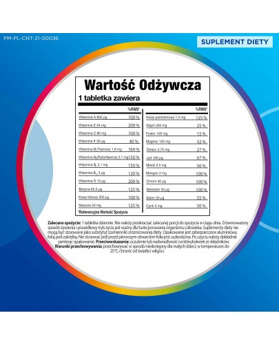 Centrum On Multiefekt witaminy i minerały dla mężczyzn 30 tabletek [UMF]