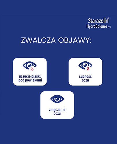 Starazolin HydroBalance PPH nawilżające krople do oczu 2x 5 ml