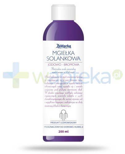 Diagnostic Kids inhalator kompresorowo tłokowy 1 sztuka + Zabłocka mgiełka solankowa jodowo-bromowa 200 ml