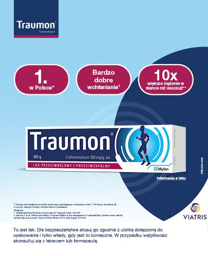 Traumon 100mg/g żel 100 g