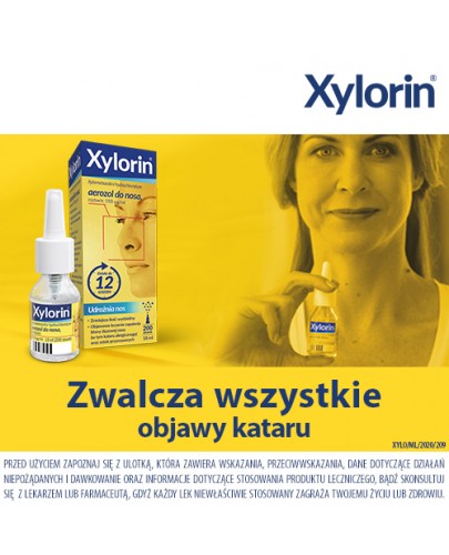 Xylorin 0,55 mg/ml aerozol do nosa 18 ml