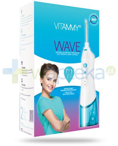 Vitammy Wave akumulatorowy irygator do higieny jamy ustnej 1 sztuka