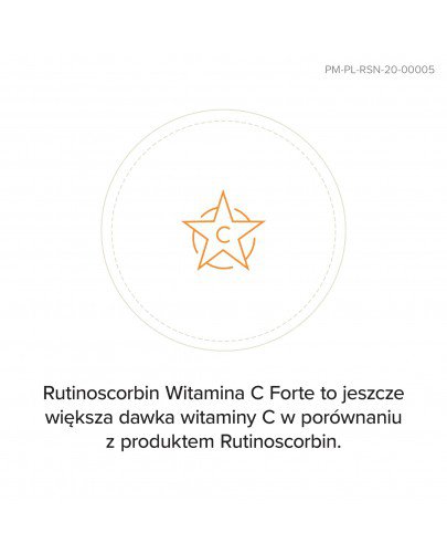 Rutinoscorbin Witamina C Forte 30 kapsułek na odporność
