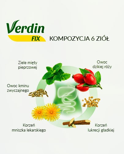 Verdin fix mieszanka 6 ziół 40 saszetek