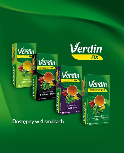 Verdin fix mieszanka 6 ziół 40 saszetek