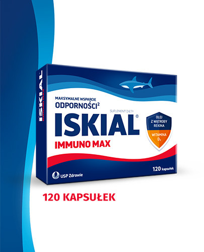 Iskial Max olej z wątroby rekina 120 kapsułek