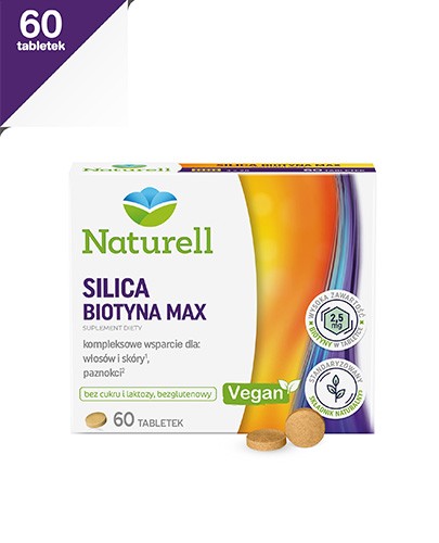 Naturell Silica Biotyna Max 60 tabletek