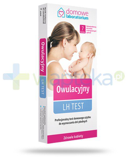 Domowe Laboratorium Owulacyjny LH Test 7 sztuk