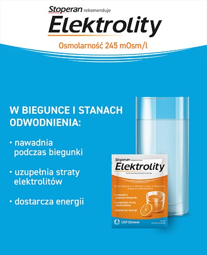 Stoperan Elektrolity smak pomarańczowy 7 saszetek