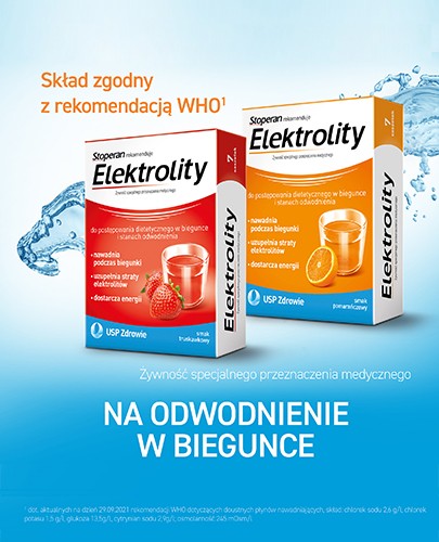 Stoperan Elektrolity smak pomarańczowy 7 saszetek