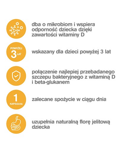 Estabiom Junior dla dzieci powyżej 3 lat 20 kapsułek