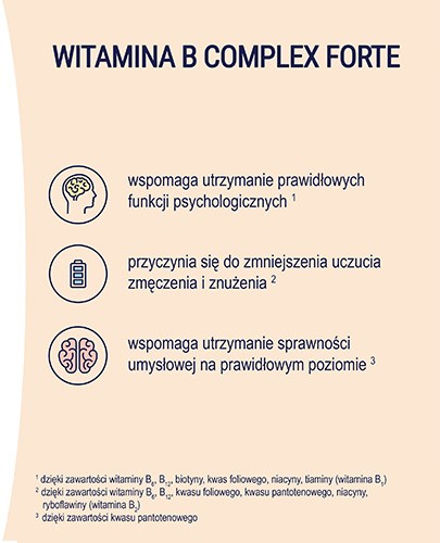 Naturell Witamina B Complex Forte 40 tabletek