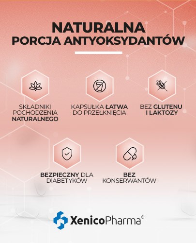 Koenzym Q10 + witamina E 120 kapsułek Xenico 