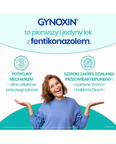 Gynoxin Optima 200 mg kapsułki dopochwowe 3 sztuki