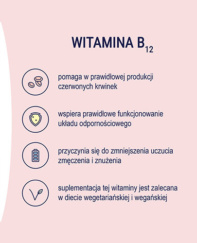 Naturell Metylo-B12 500 witamina B12 0,5mg 60 tabletek