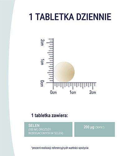 Naturell Selen organiczny 0,2mg 60 tabletek