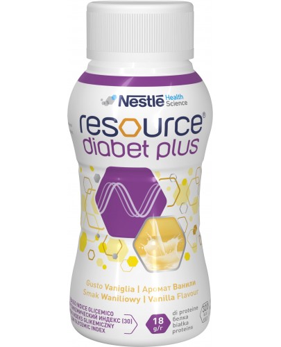 Resource Diabet Plus preparat odżywczy w płynie smak waniliowy 4x 200 ml