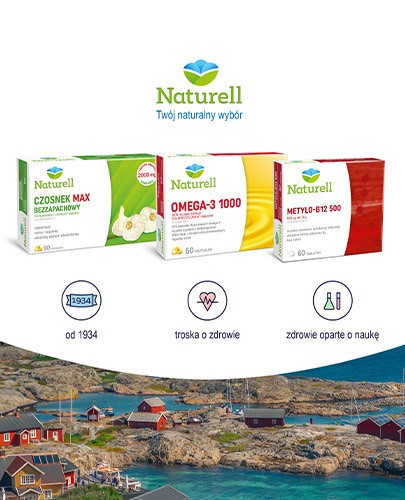 Naturell Omega-3 500mg 120 kapsułek [Nowa wersja]