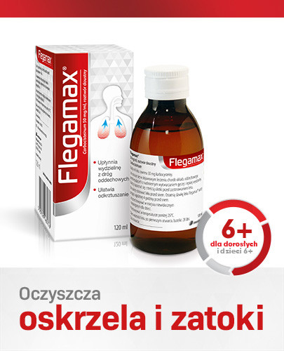 Flegamax 50 mg/ml roztwór doustny 120 ml