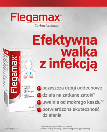 Flegamax 50 mg/ml roztwór doustny 120 ml