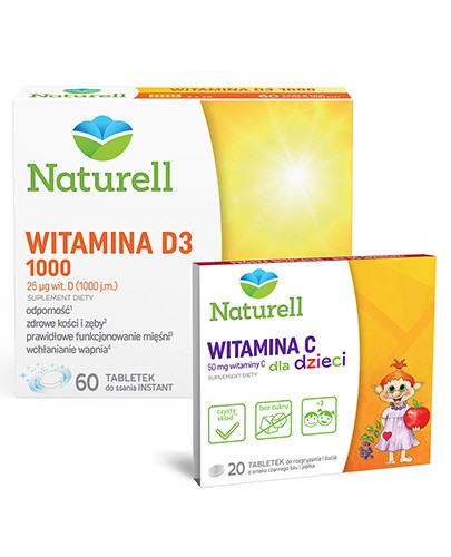 Naturell Witamina D3 1000 60 tabletek