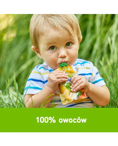 BoboVita Mus owocowy jagody i jabłka z bananem dla dzieci 6m+ 80 g