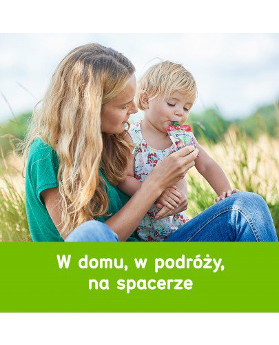 BoboVita Mus owocowy jagody i jabłka z bananem dla dzieci 6m+ 80 g