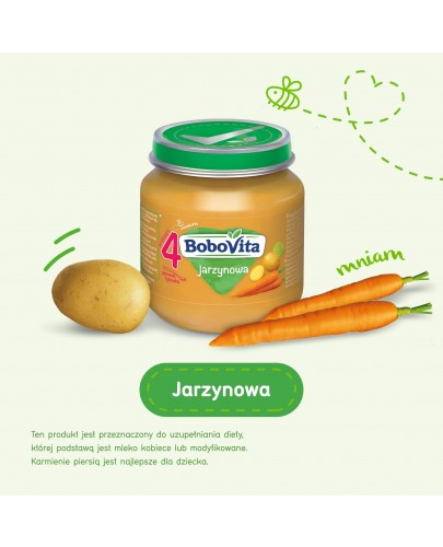 BoboVita zupka jarzynowa dla dzieci 4m+ 125 g