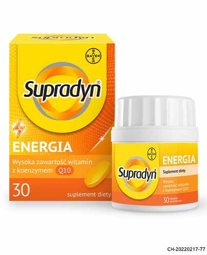 Supradyn Energia 30 tabletek powlekanych