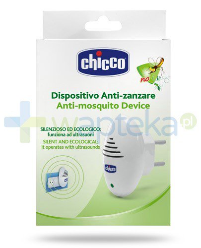 Chicco urządzenie ultradźwiękowe do kontaktu odstraszające komary 1 sztuka