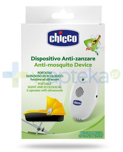 Chicco bezprzewodowe urządzenie ultradźwiękowe odstraszające komary 1 sztuka
