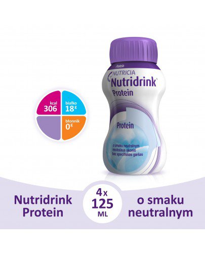Nutridrink Protein smak neutralny 4x 125 ml