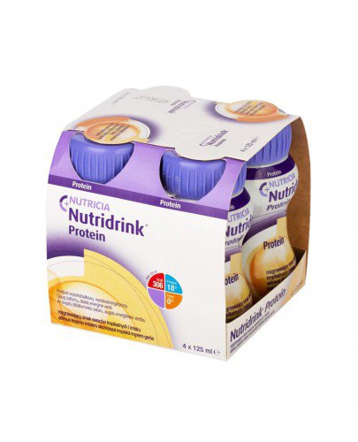 Nutridrink Protein smak owoców tropikalnych i imbiru 4x 125 ml  [Krótka data - 2023-08-19]