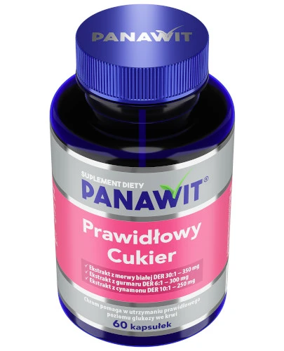 Panawit Prawidłowy cukier 60 kapsułek