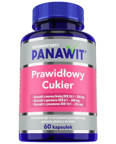 Panawit Prawidłowy cukier 60 kapsułek