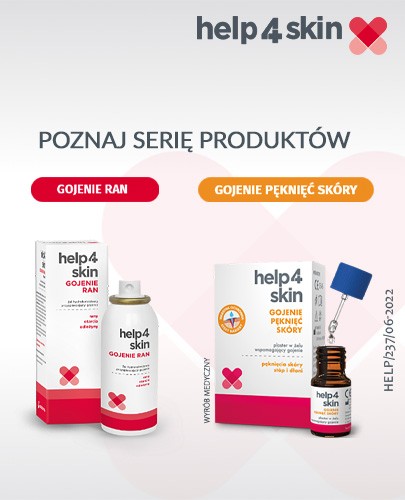 Help4Skin Gojenie oparzeń żel hydrokoloidowy 75 g