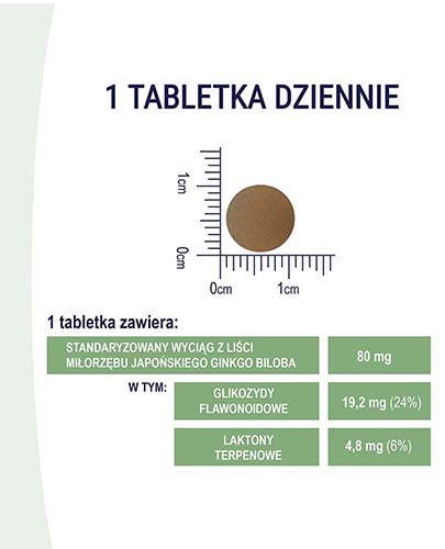 Naturell Ginkgo Intensive 60 tabletek