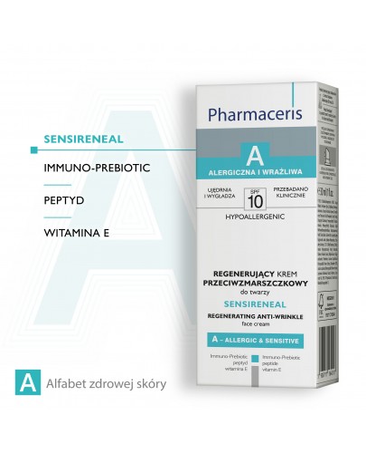 Pharmaceris A Sensireneal krem regenerujący SPF10 przeciwzmarszczkowy do twarzy 30 ml