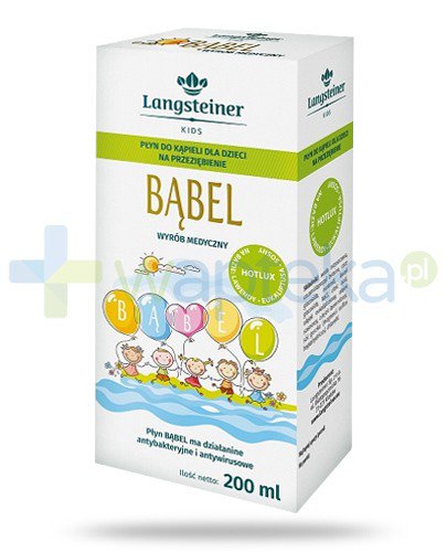 Langsteiner Kids Bąbel płyn do kąpieli na przeziębienie dla dzieci 200 ml 