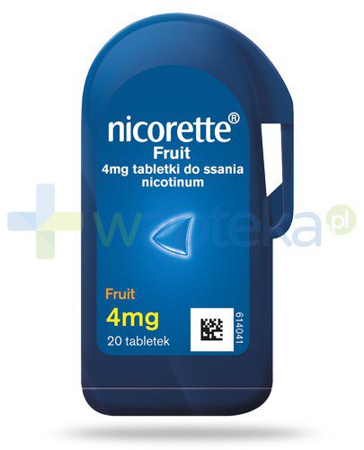 Nicorette Fruit 4mg 20 tabletek do ssania