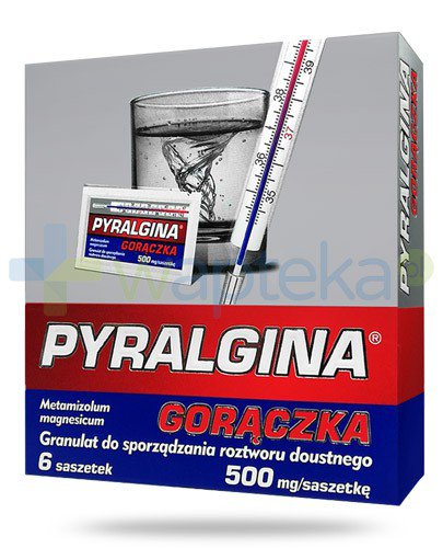 Pyralgina Gorączka 500mg 6 saszetek