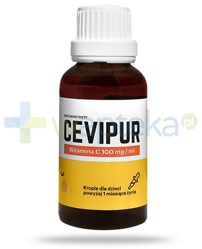 Puwer Cevipur witamina C 100mg/ml, krople 30 ml