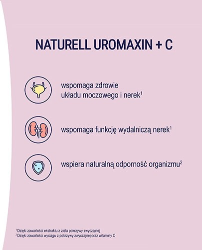 Naturell Uromaxin + C 60 tabletek